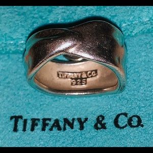 Tiffany & Co. leaf nature collection band sz 6